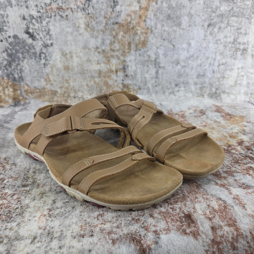 Merrell Sandspur Sandals Womens 8 Brown Leather Strappy Convertible Outdoor